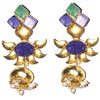 Floral Shimmer Jhumki Danglers