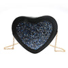 Shimmery Heart Sling Bag