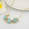 Connected Marble Balls Pendant Necklace