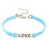 LOVE Charm Leather Wrist-Chain