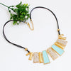 Glittering Rectangles Necklace