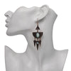 Hanging Triangles Drop Earrings