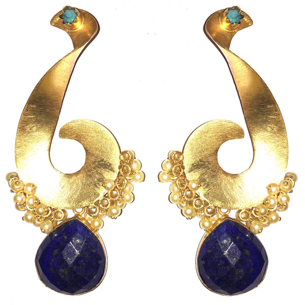 Royal Swirl Danglers