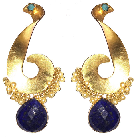 Royal Swirl Danglers