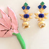 Floral Shimmer Jhumki Danglers