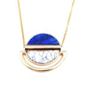 Inverted Spheres Marble Necklace