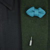 Blue Bowtie Shape Lapel Pin