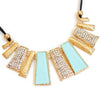 Glittering Rectangles Necklace