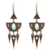 Hanging Triangles Drop Earrings