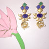 Floral Shimmer Jhumki Danglers