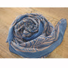 Retro Swirl Print Scarf