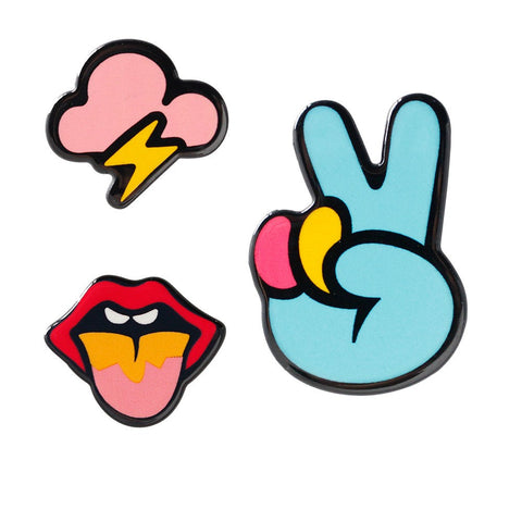 Victory Brooch Pin Set