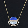 Inverted Spheres Marble Necklace