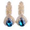 Sparkling Crystal Drop Earrings
