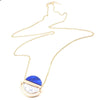 Inverted Spheres Marble Necklace