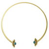 Turquoise Collar Torques Necklace