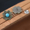 Vintage Flower Brooch (Pair)