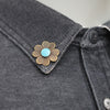 Vintage Flower Brooch (Pair)