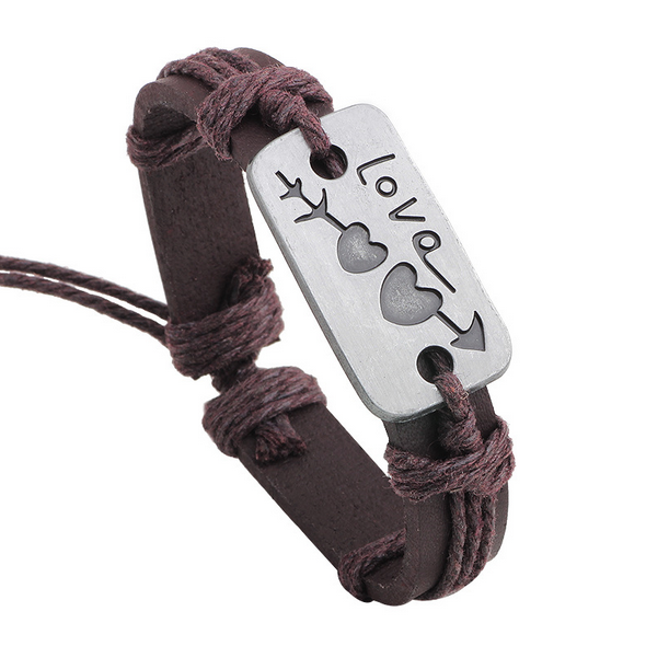 925 Sterling Silver - Love Heart Bow & Arrow Round Link Chain Bracelet -  BT2630 | eBay