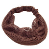 Floral Knit Lace Headband