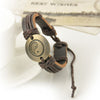 Yin and Yang Leather Bracelet