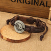 Yin and Yang Leather Bracelet