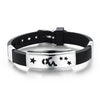 Zodiac Sign Constellation Silicon Bracelet