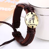Zodiac Sign Constellation Leather Bracelet