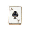 Ace of Clubs/Diamonds Poker Cards Collar Pin