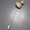 Rabbit Head Lapel Pin
