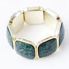 Touching Squares Bangle Bracelet