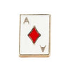 Ace of Clubs/Diamonds Poker Cards Collar Pin