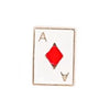 Ace of Clubs/Diamonds Poker Cards Collar Pin