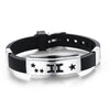 Zodiac Sign Constellation Silicon Bracelet