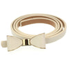 Butterfly Bow Leather Belt