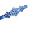 Metal Flowers Buckle Leather Belt