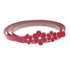 Metal Flowers Buckle Leather Belt