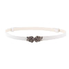 Floral Metal Buckle Waist Belt