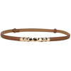 Connected Coins Metal Buckle Waist Belt