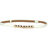 Connected Coins Metal Buckle Waist Belt