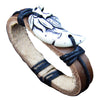Lion Face Leather Bracelet