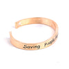 SAVING PEOPLE HUNTING THINGS Cuff Bracelet