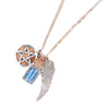 Angel Wings & Wishing Bottle Necklac