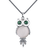 Antique Owl Pendant Necklace