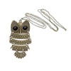 Metal Owl Pendant Chain