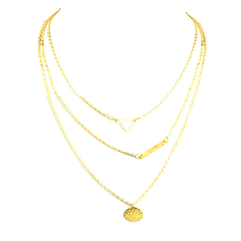 Layered Coin Bar Chain