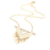 Arrow Spikes Pendant Necklace