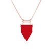 Geometric Triangle Long Necklace