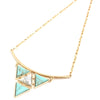 Multi Triangles Geometric Necklace