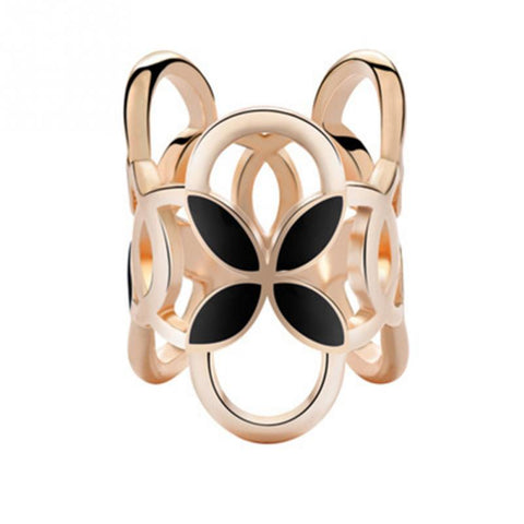 Wild flower Tricyclic Scarf Ring